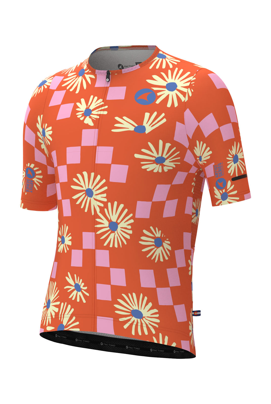 Men's Aster Checks Summit Jersey x Tracy Schifeling