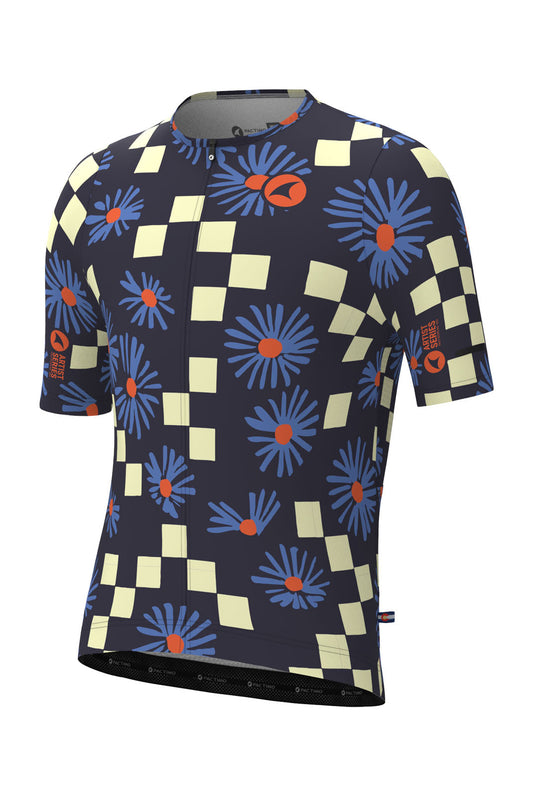 Men's Aster Checks Summit Jersey x Tracy Schifeling