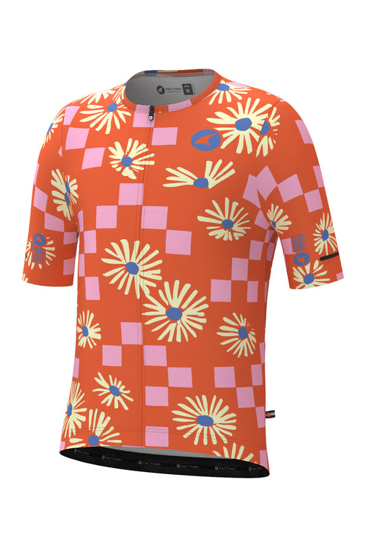 Men's Aster Checks Summit Aero Jersey x Tracy Schifeling